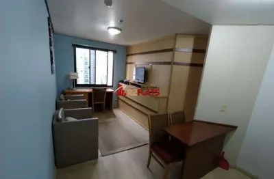 Flat com 1 quarto para alugar na Avenida Jamaris, 118, Moema, São Paulo