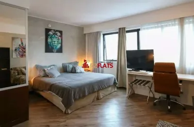 Flat com 1 quarto para alugar na Avenida Ibirapuera, 2534, Moema, São Paulo
