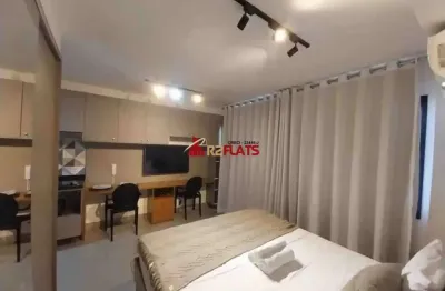Flat com 1 quarto para alugar na Avenida das Carinas, 301, Indianópolis, São Paulo