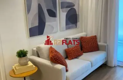 Flat com 1 quarto para alugar na Rua Sansão Alves dos Santos, 343, Brooklin, São Paulo