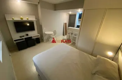 Flat com 1 quarto para alugar na Avenida Ibijaú, 364, Moema, São Paulo
