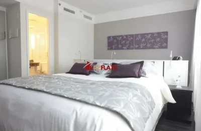 Flat com 1 quarto para alugar na Avenida Macuco, 595, Moema, São Paulo