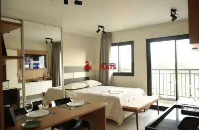 Flat com 1 quarto para alugar na Avenida das Carinas, 301, Indianópolis, São Paulo