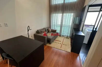 Flat com 1 quarto para alugar na Avenida Ibijaú, 355, Moema, São Paulo