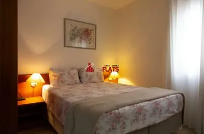 Flat com 1 quarto para alugar na Avenida Ibijaú, 364, Moema, São Paulo