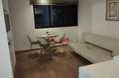 Flat com 1 quarto para alugar na Avenida Ibijaú, 364, Moema, São Paulo