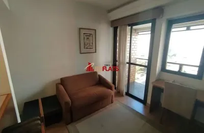 Flat com 1 quarto para alugar na Avenida Ibijaú, 364, Moema, São Paulo