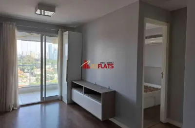 Flat com 1 quarto para alugar na Rua Gabriele D'Annunzio, 624, Campo Belo, São Paulo