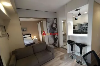 Flat com 1 quarto para alugar na Avenida Ibijaú, 364, Moema, São Paulo