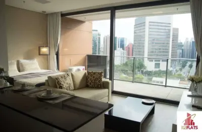 Flat com 1 quarto para alugar na Rua Elvira Ferraz, 250, Vila Nova Conceição, São Paulo