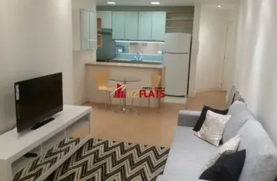 Flat com 2 quartos para alugar na Rua Sansão Alves dos Santos, 343, Brooklin, São Paulo