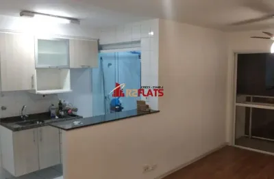 Flat com 1 quarto para alugar na Rua Juquis, 391, Moema, São Paulo