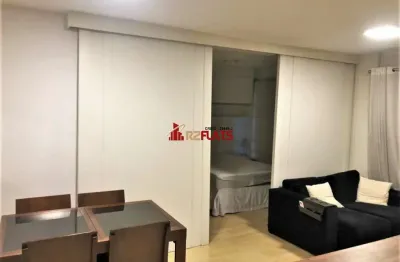 Flat com 1 quarto para alugar na Rua Juquis, 391, Moema, São Paulo
