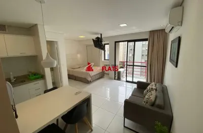 Flat com 1 quarto para alugar na Alameda Jauaperi, 1083, Moema, São Paulo