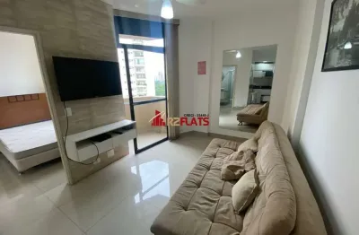 Flat com 1 quarto para alugar na Avenida Miruna, 399, Moema, São Paulo