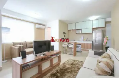Flat com 1 quarto à venda na Avenida Portugal, 1278, Brooklin, São Paulo