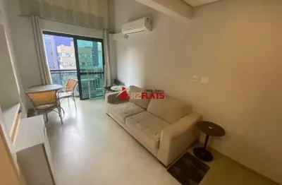 Flat com 1 quarto para alugar na Avenida Ibijaú, 355, Moema, São Paulo