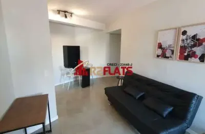 Flat com 1 quarto para alugar na Avenida Miruna, 399, Moema, São Paulo