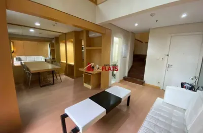 Flat com 2 quartos para alugar na Avenida Ibijaú, 355, Moema, São Paulo