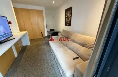 Flat com 1 quarto para alugar na Avenida Lavandisca, 365, Moema, São Paulo
