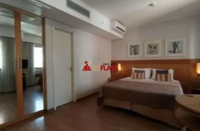 Flat com 1 quarto à venda na Avenida Rouxinol, 57, Moema, São Paulo
