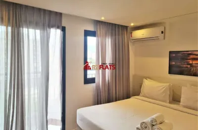 Flat com 1 quarto para alugar na Avenida das Carinas, 301, Indianópolis, São Paulo