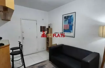 Flat com 1 quarto para alugar na Avenida Miruna, 399, Moema, São Paulo
