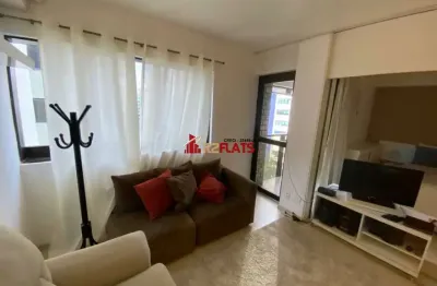 Flat com 1 quarto para alugar na Avenida Ibijaú, 364, Moema, São Paulo
