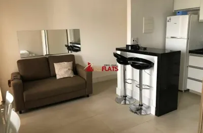 Flat com 1 quarto para alugar na Avenida Ibijaú, 364, Moema, São Paulo