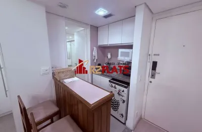Flat com 1 quarto para alugar na Avenida Ibijaú, 364, Moema, São Paulo