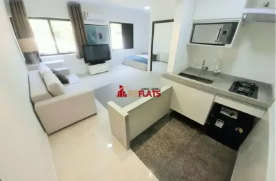 Flat com 1 quarto para alugar na Rua Pedroso Alvarenga, 543, Itaim Bibi, São Paulo