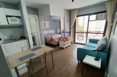 Flat com 1 quarto para alugar na Alameda Jauaperi, 1083, Moema, São Paulo