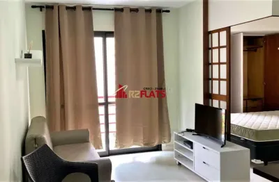 Flat com 1 quarto para alugar na Alameda Jauaperi, 1083, Moema, São Paulo