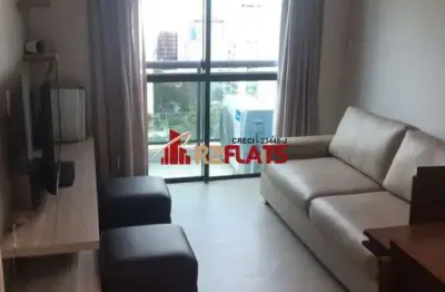 Flat com 1 quarto para alugar na Avenida Ibijaú, 355, Moema, São Paulo