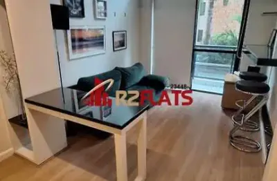 Flat com 1 quarto para alugar na Avenida Ibijaú, 355, Moema, São Paulo