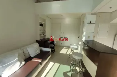 Flat com 1 quarto para alugar na Avenida Ibijaú, 355, Moema, São Paulo
