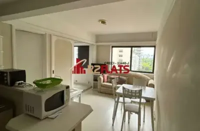 Flat com 1 quarto para alugar na Rua Pedroso Alvarenga, 543, Itaim Bibi, São Paulo