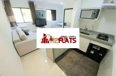 Flat com 1 quarto para alugar na Rua Pedroso Alvarenga, 543, Itaim Bibi, São Paulo