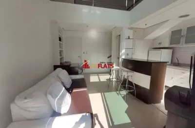 Flat com 1 quarto para alugar na Avenida Ibijaú, 355, Moema, São Paulo