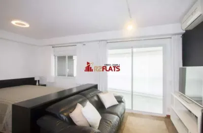 Flat com 1 quarto para alugar na Rua Sansão Alves dos Santos, 343, Brooklin, São Paulo