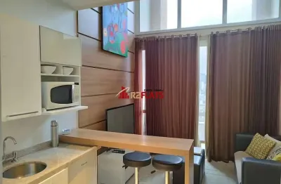 Flat com 1 quarto para alugar na Rua Flórida, 1790, Brooklin, São Paulo