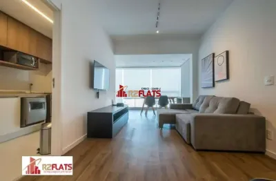 Flat com 2 quartos para alugar na Rua Henri Dunant, 846, Brooklin, São Paulo