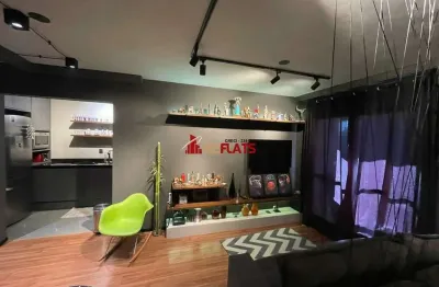 Flat com 1 quarto à venda na Avenida Miruna, 320, Moema, São Paulo