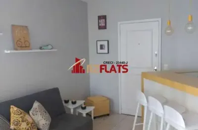 Flat com 1 quarto para alugar na Avenida Miruna, 399, Moema, São Paulo