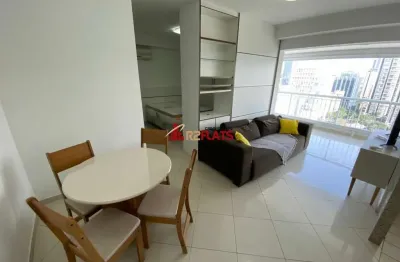 Flat com 1 quarto para alugar na Rua Sansão Alves dos Santos, 343, Brooklin, São Paulo
