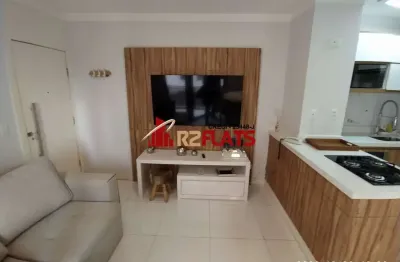 Flat com 1 quarto à venda na Avenida Rouxinol, 174, Moema, São Paulo
