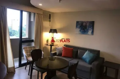 Flat com 1 quarto para alugar na Rua Indiana, 1165, Brooklin, São Paulo