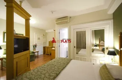 Flat com 1 quarto para alugar na Avenida Jandira, 501, Moema, São Paulo