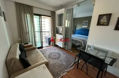 Flat com 1 quarto para alugar na Avenida Jandira, 501, Moema, São Paulo