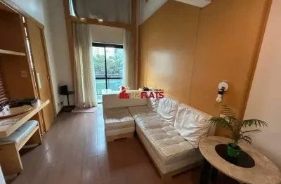 Flat com 1 quarto para alugar na Avenida Ibijaú, 355, Moema, São Paulo